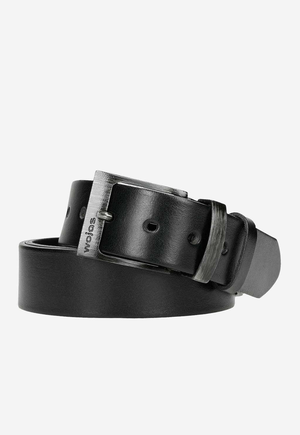 Skórzany czarny pasek męski 07CZRG40 Widok 1