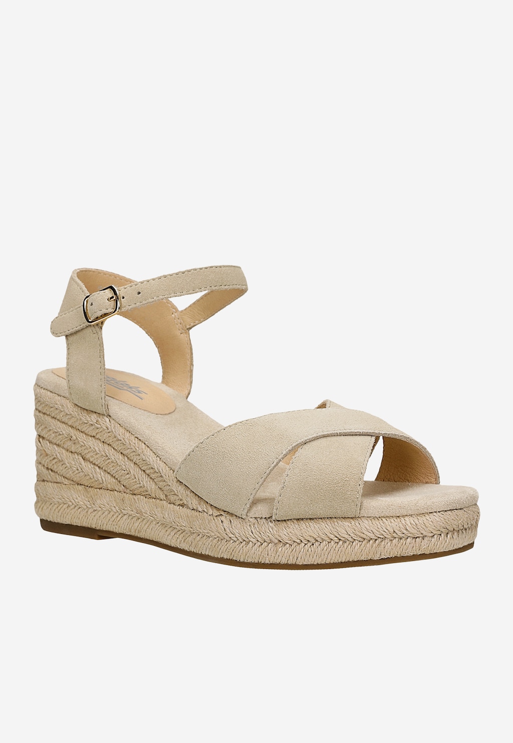 Beżowe sandały damskie w stylu espadryli RELAKS R76004-64 Widok 2