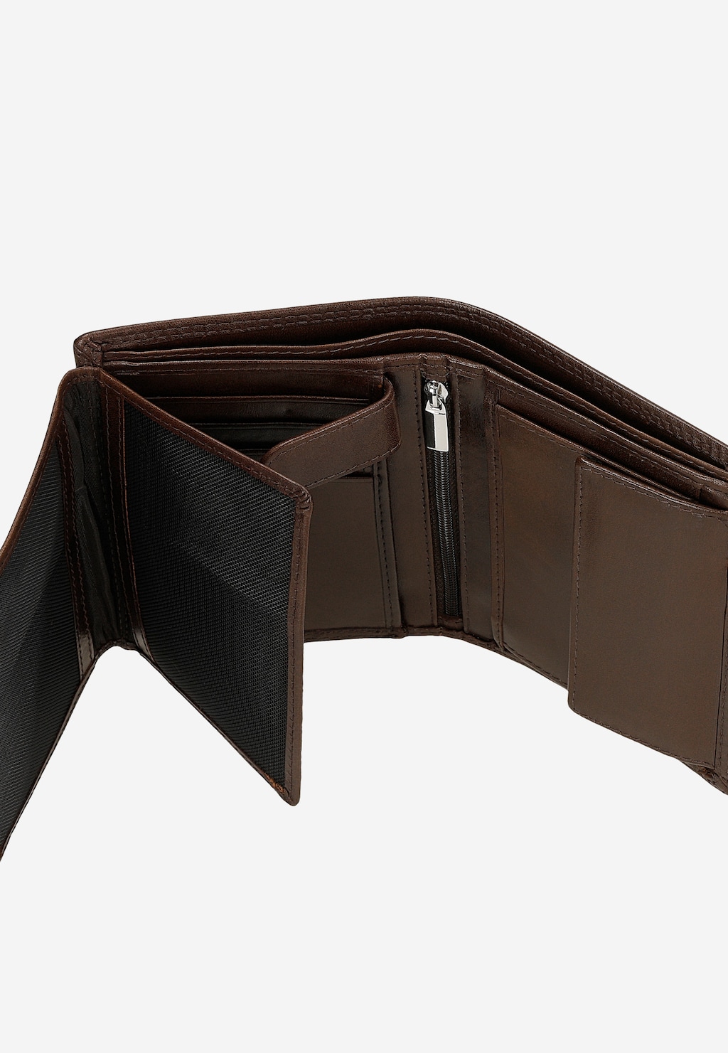 Ciemnobrązowy skórzany portfel męski 7941-53 Widok 6