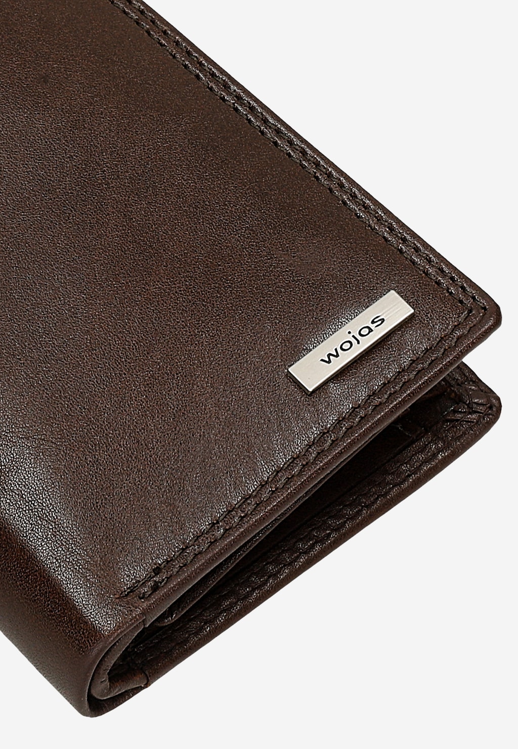 Ciemnobrązowy skórzany portfel męski 7941-53 Widok 8