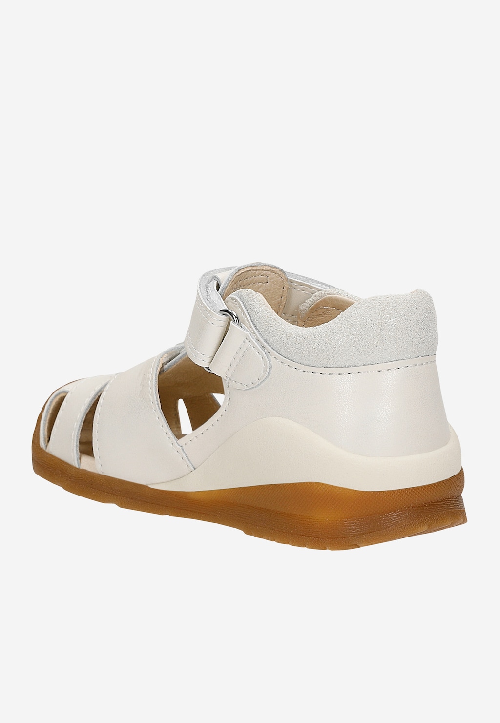 Białe sandały dziecięce z zabudowanym przodem BARTEK 84418-59 Widok 3