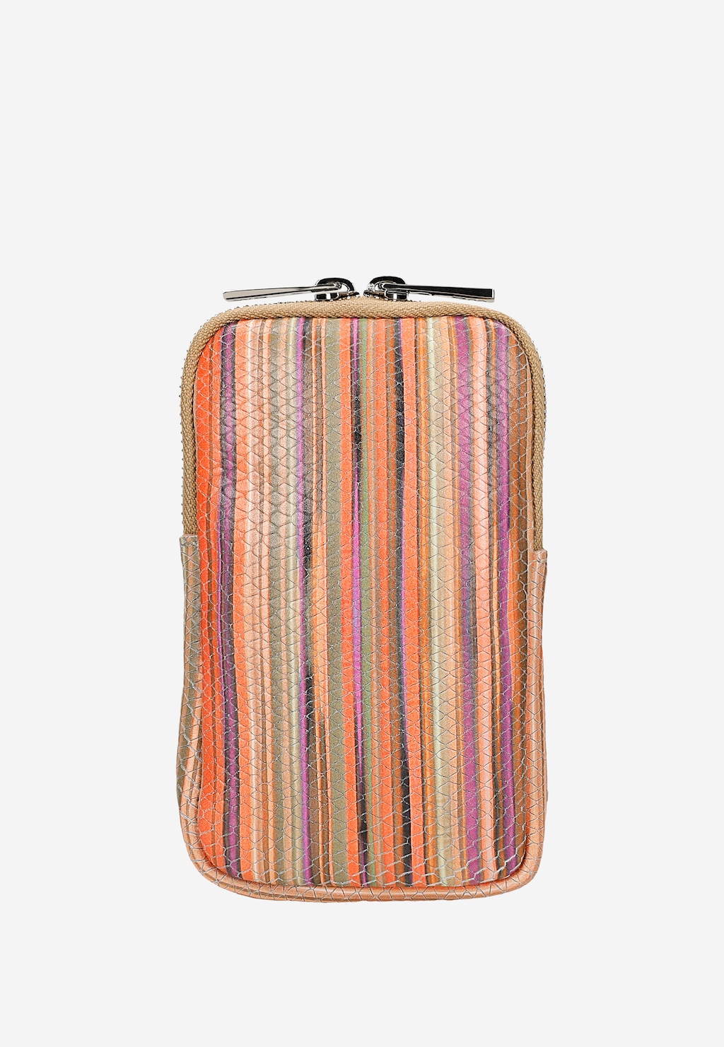 Kolorowa torebka na telefon w paski 80103-58 Widok 1