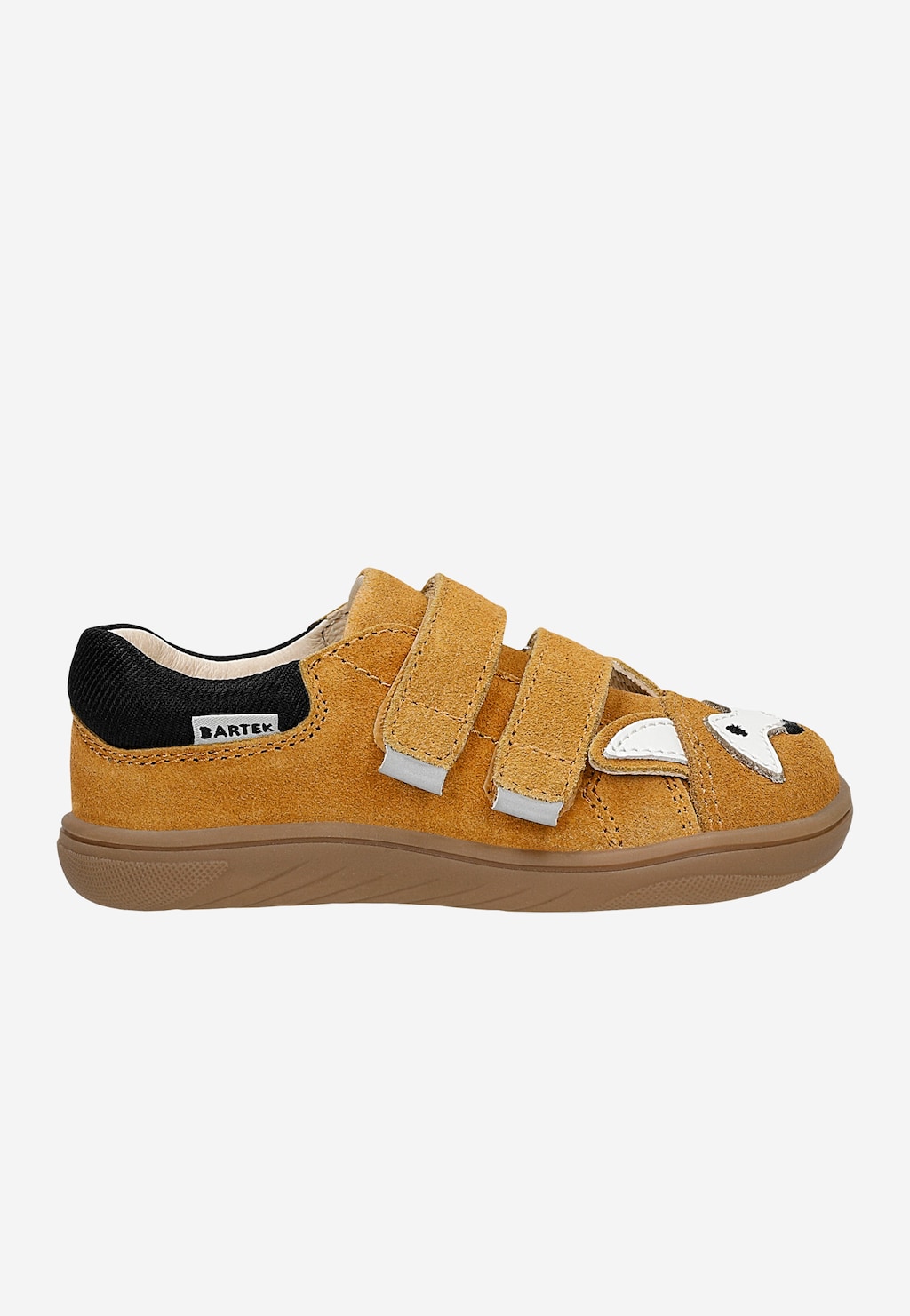 Světle hnědé dětské barefoot boty s lišákem Widok 2