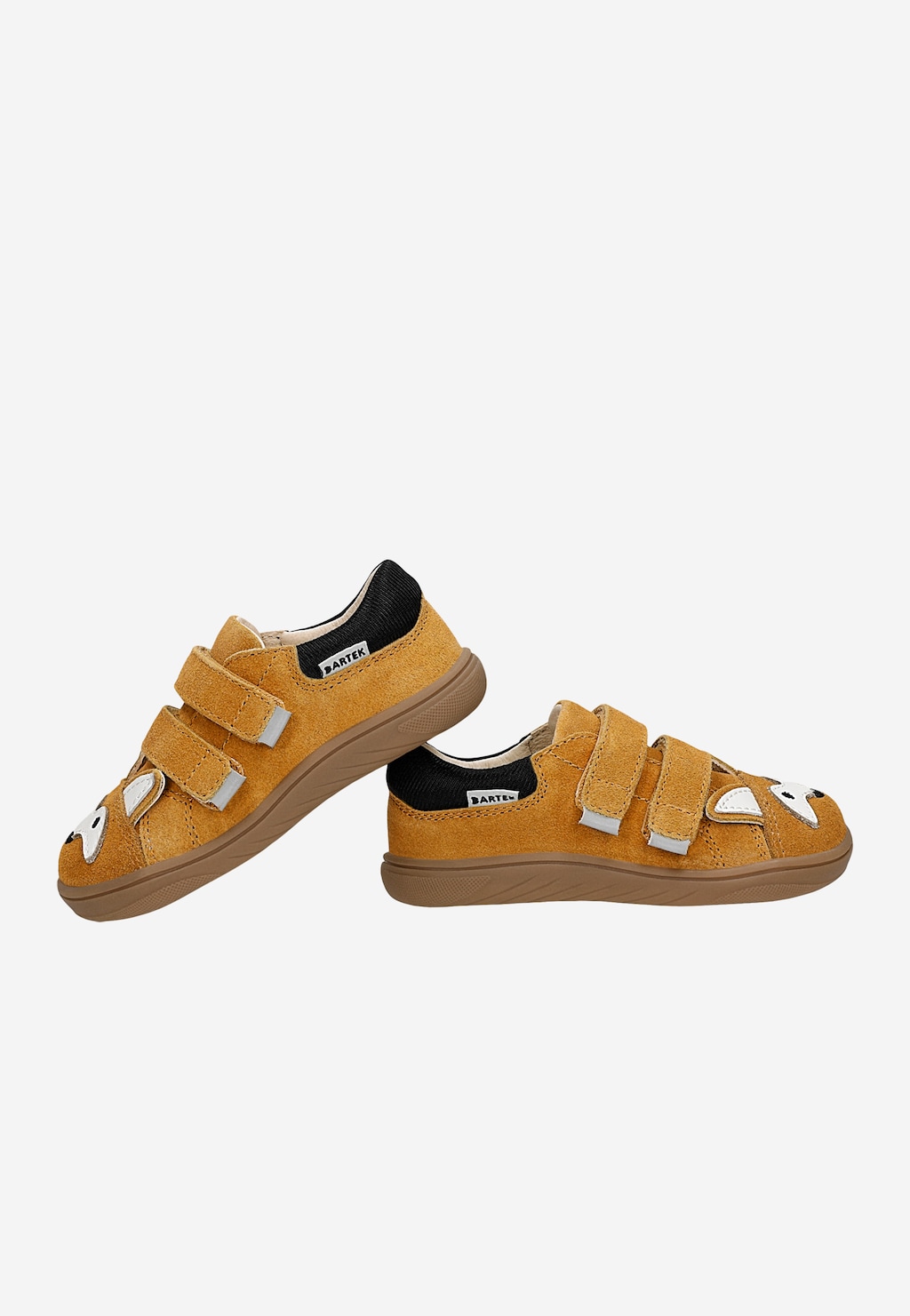 Světle hnědé dětské barefoot boty s lišákem Widok 5