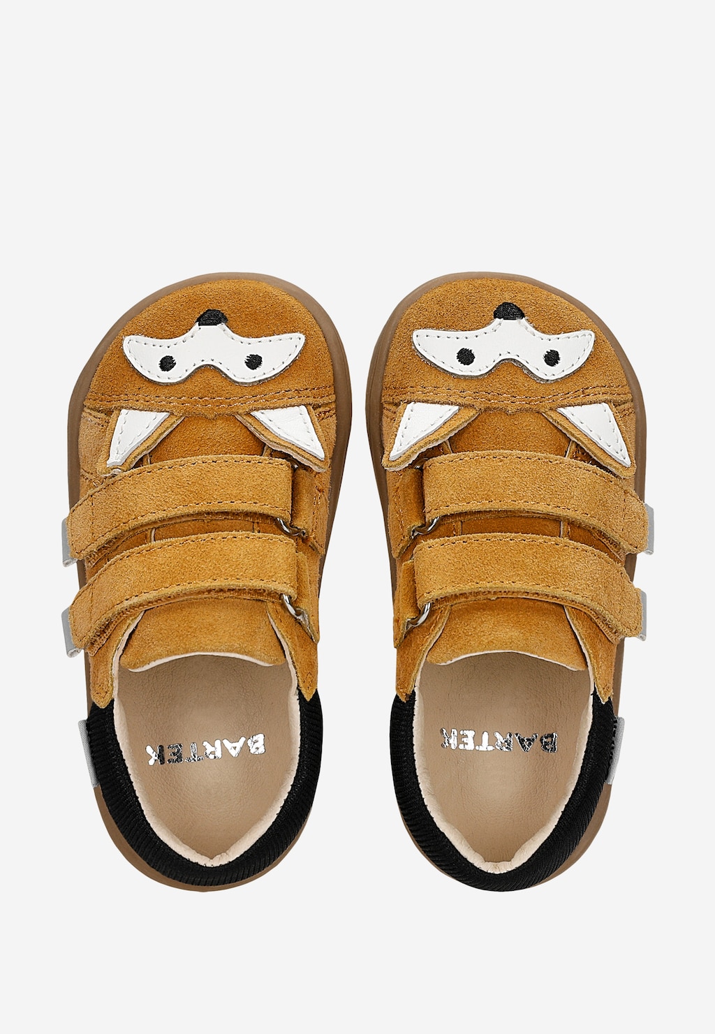Světle hnědé dětské barefoot boty s lišákem Widok 7