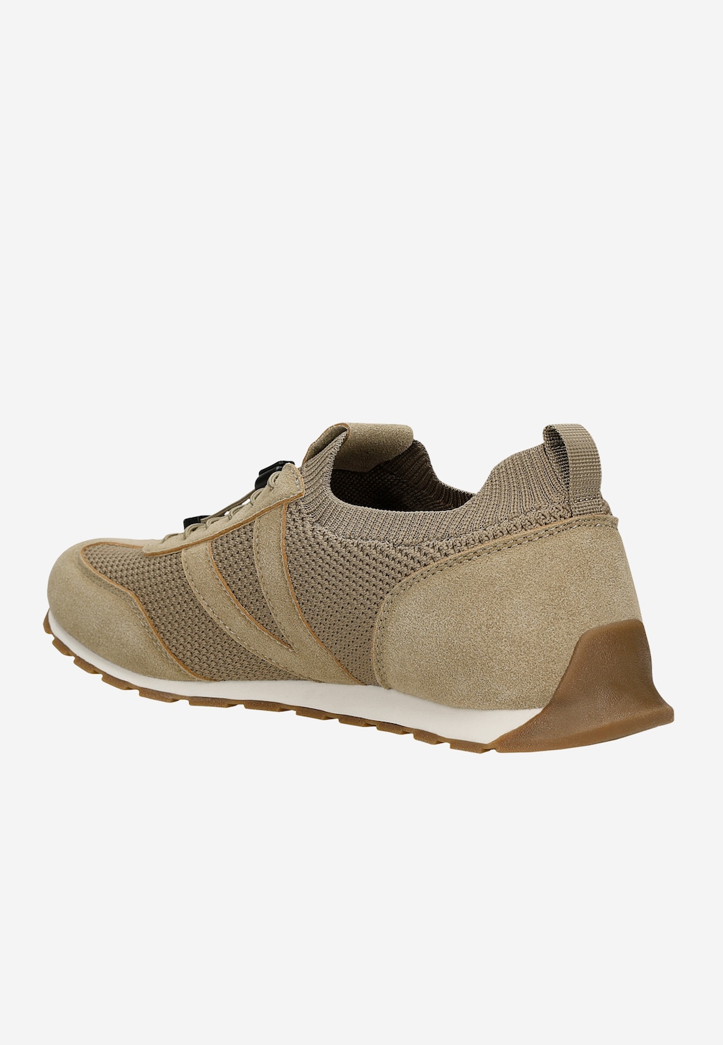 Beżowe materiałowe półbuty RELAKS R34211-84 Widok 3