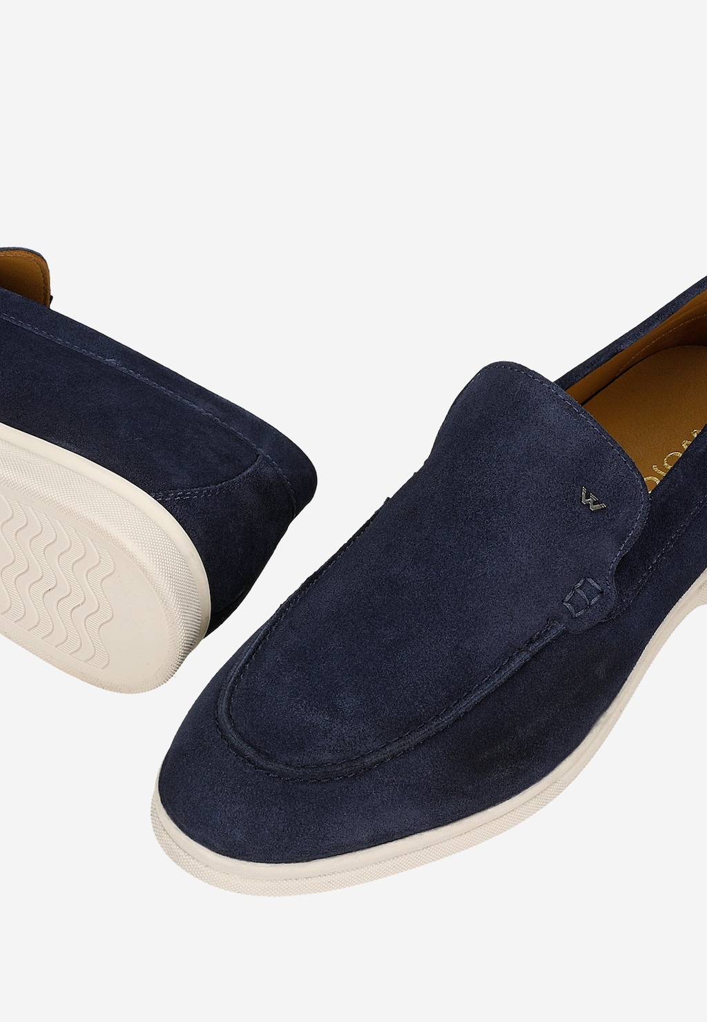 Granatowe mokasyny męskie 10311-66 Widok 6