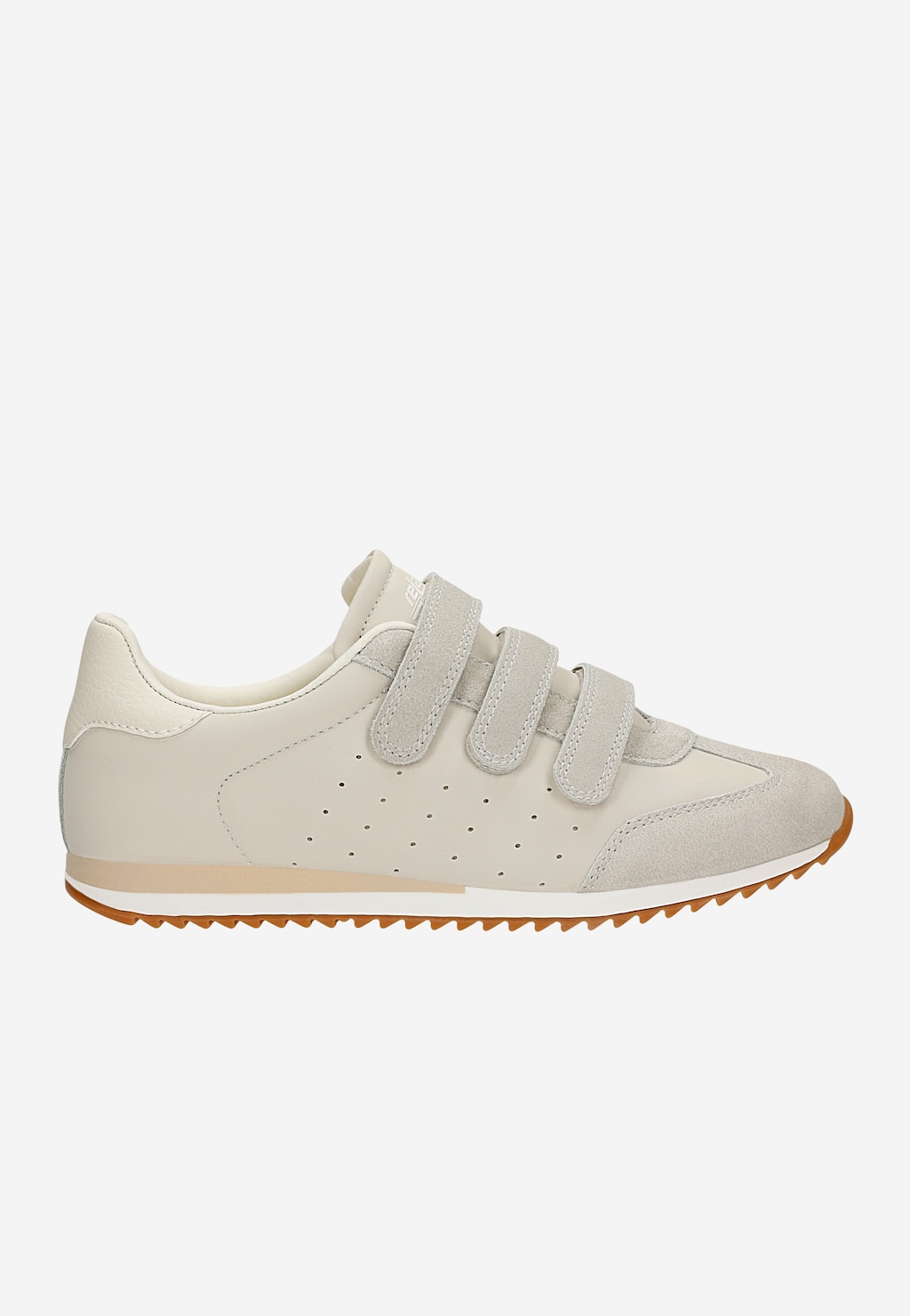Beżowe sneakersy RELAKS zapinane na rzep R46188-14 Widok 2
