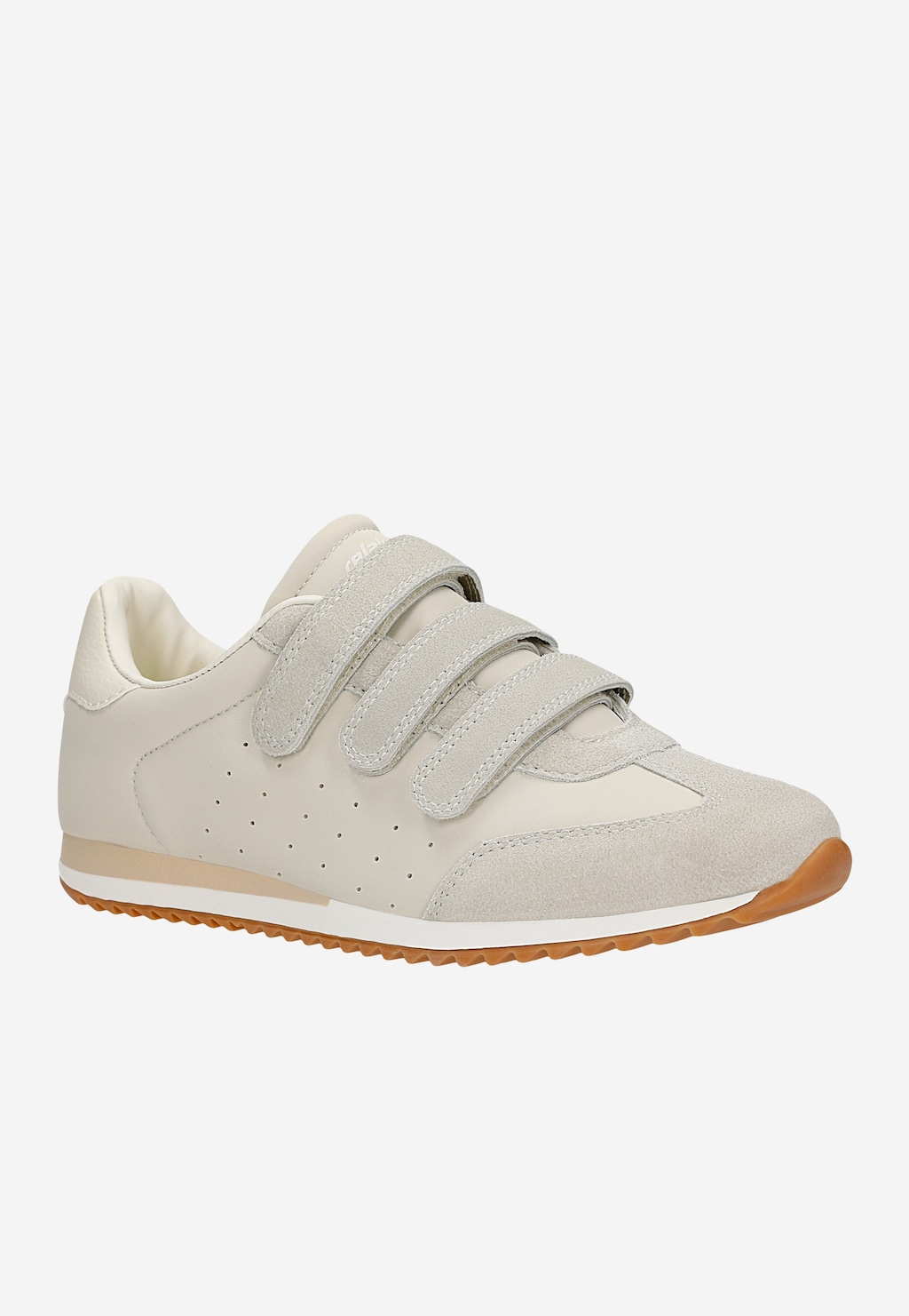 Beżowe sneakersy RELAKS zapinane na rzep R46188-14 Widok 3