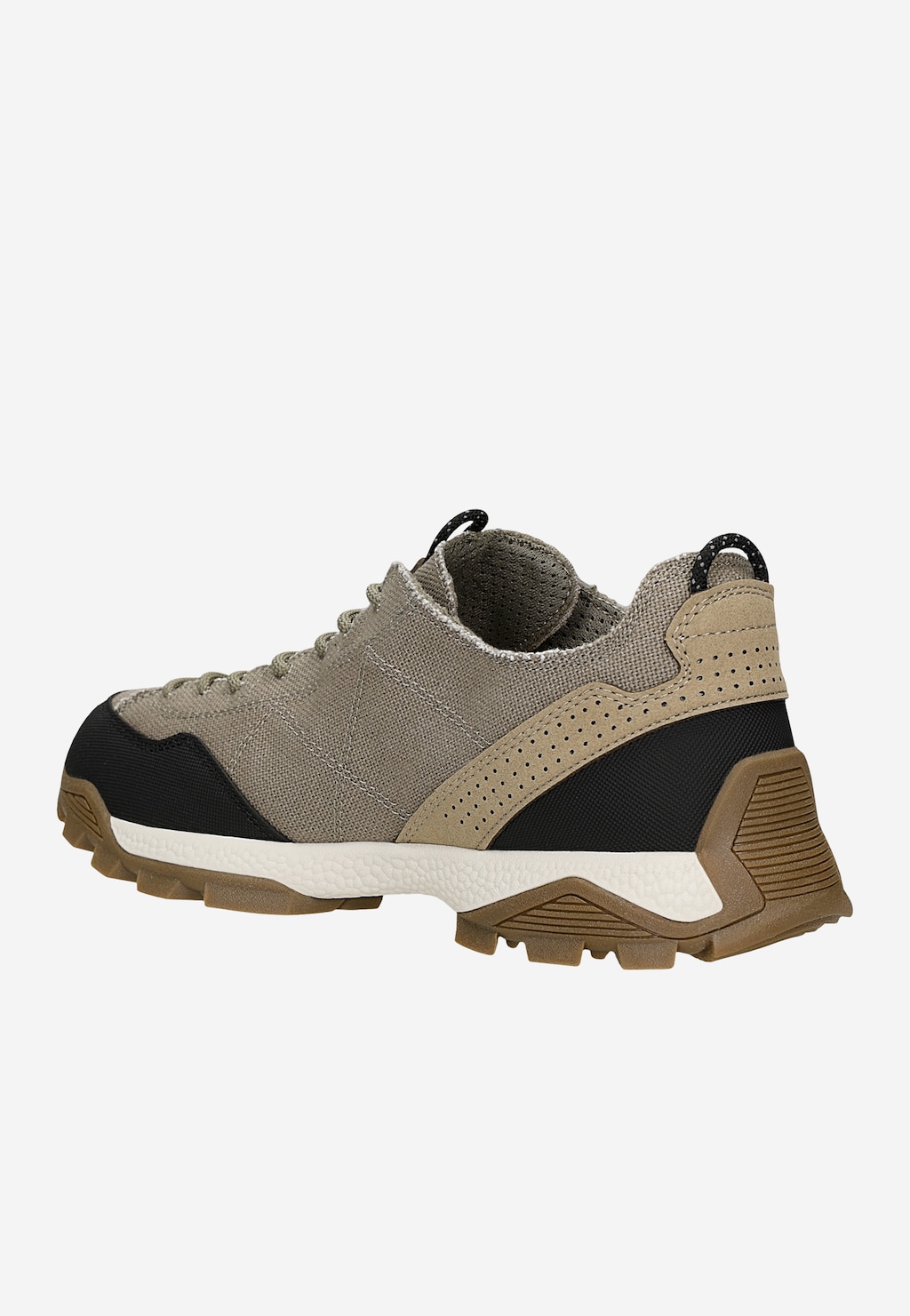 Beżowe sneakersy RELAKS Micropolytex R34212-44 Widok 3