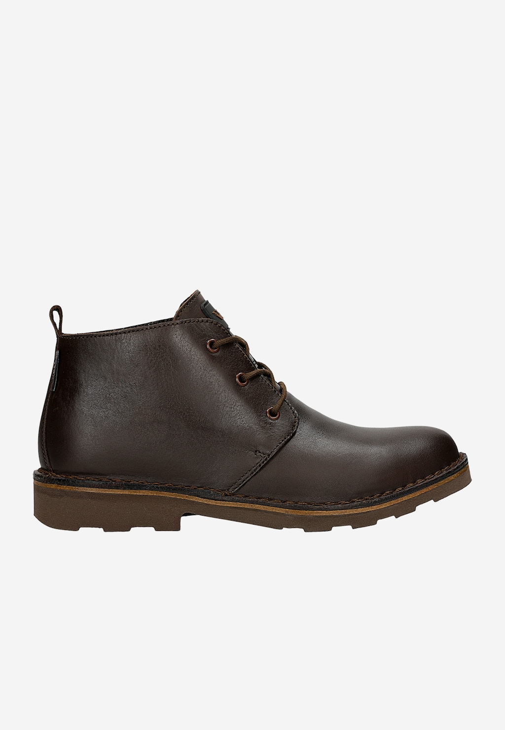 Hnědé chukka boty z pull up kůže 24128-42 Widok 2
