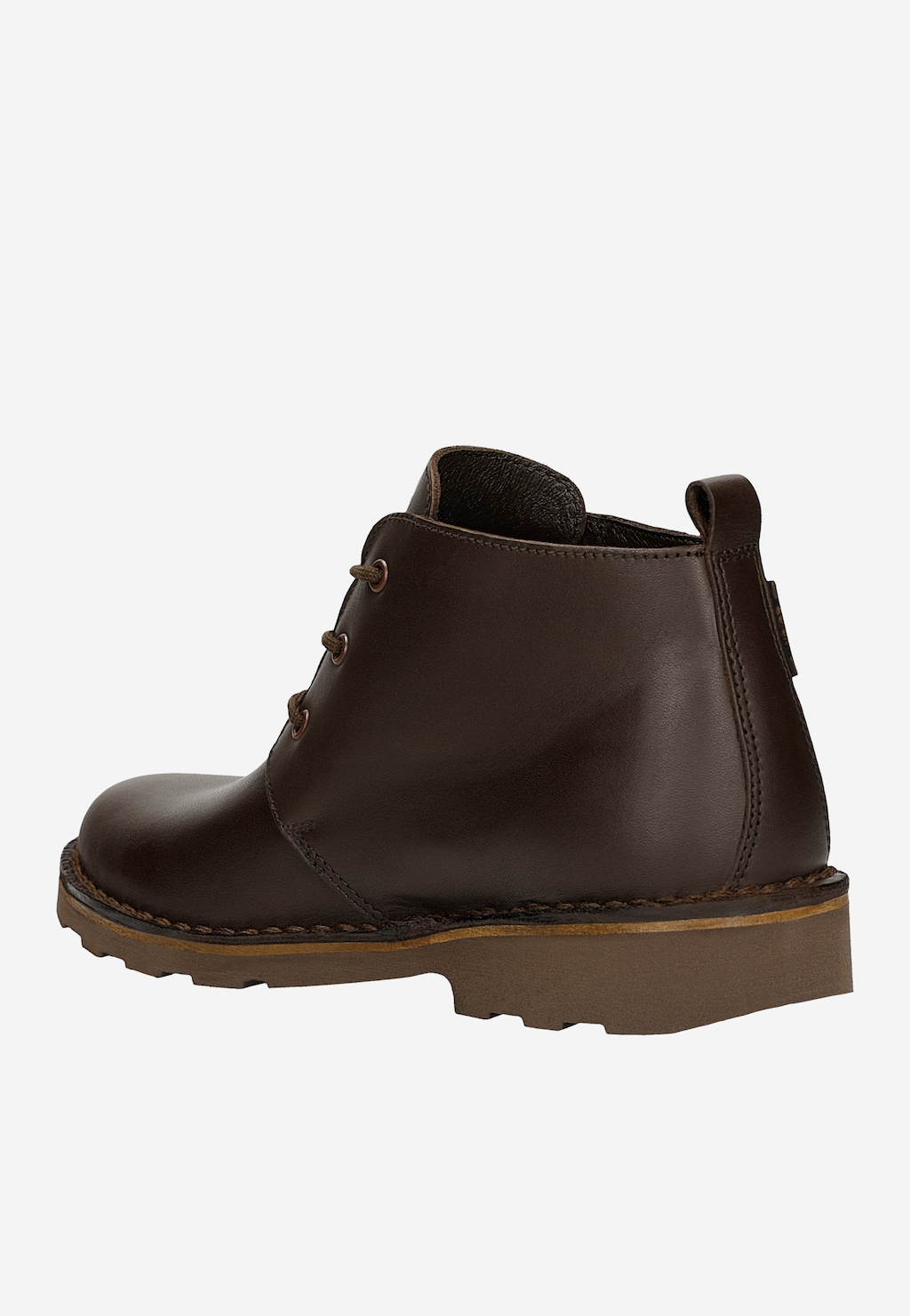 Hnědé chukka boty z pull up kůže 24128-42 Widok 4