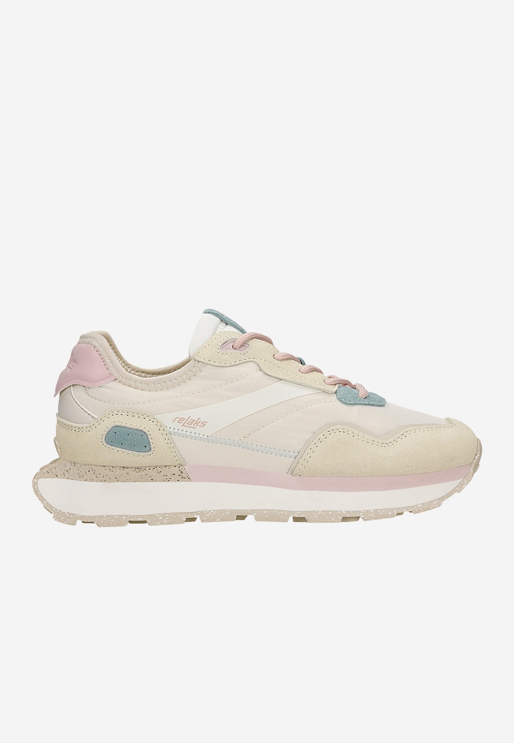 Pastelowe sneakersy damskie RELAKS  na masywnej podeszwie R46180-14 Widok 1