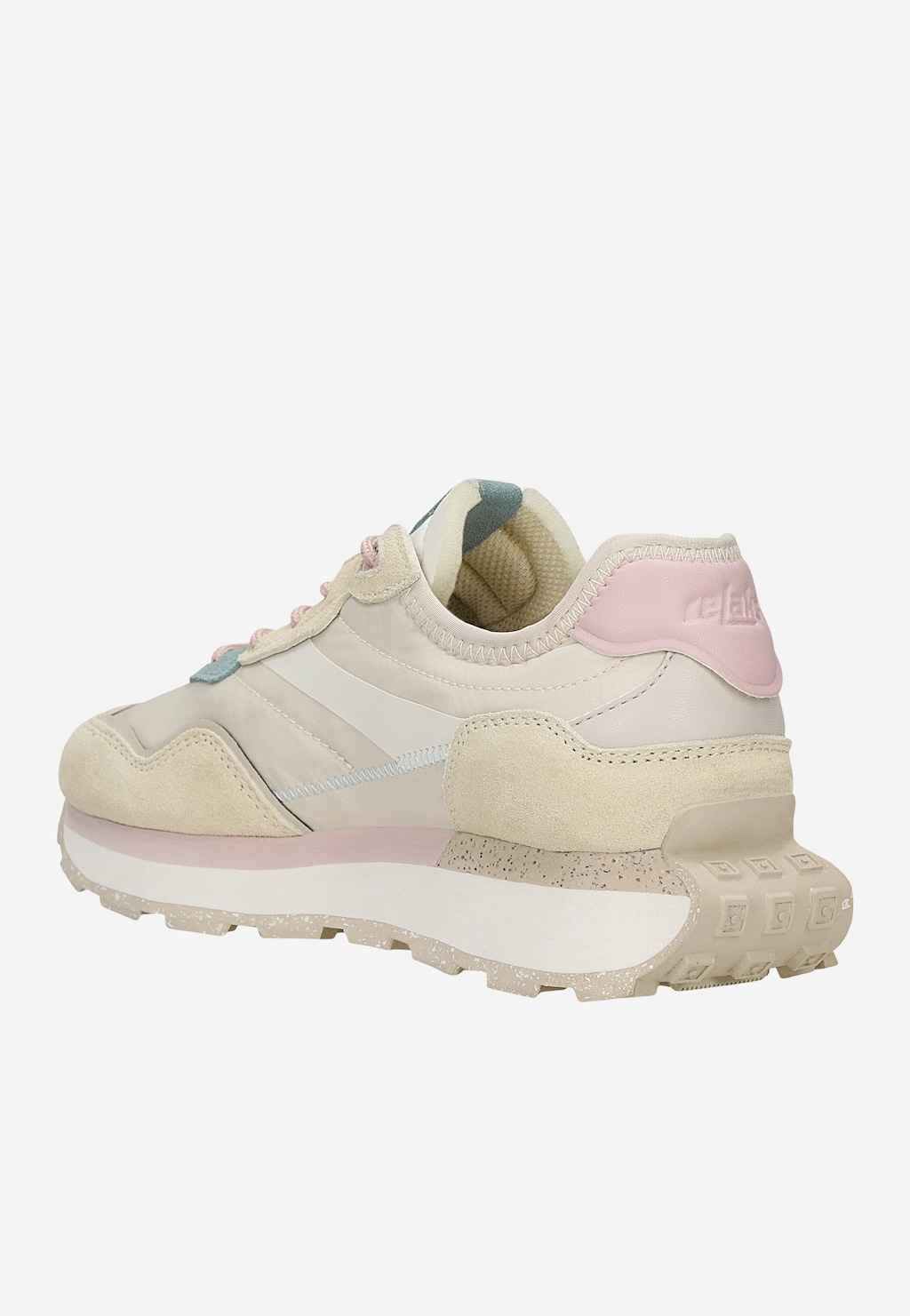 Pastelowe sneakersy damskie RELAKS  na masywnej podeszwie R46180-14 Widok 3