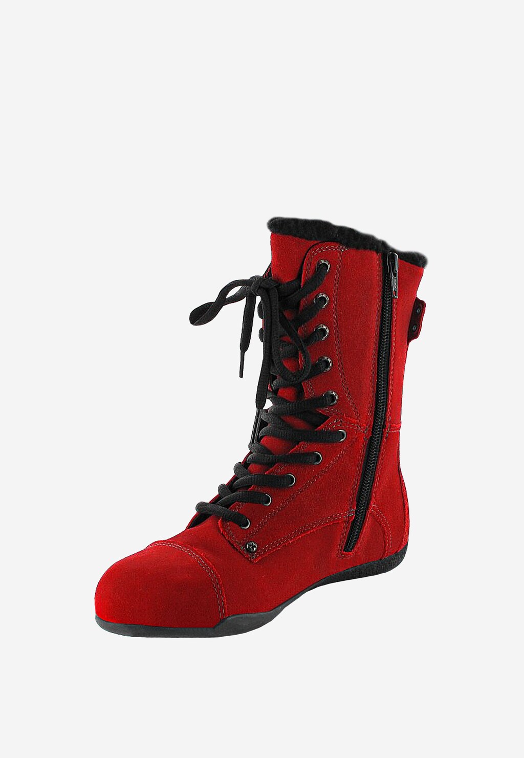 Rote Mädchenstiefel BARTEK T-94317/V14 II mit flacher Sohle Ansicht 4