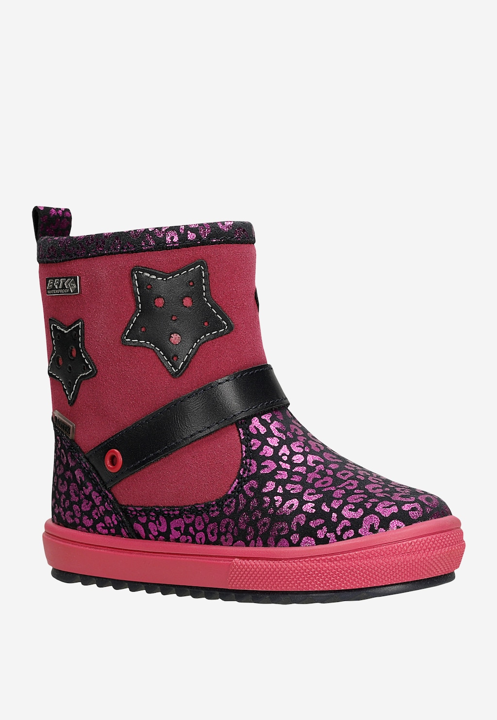 Gefütterte Stiefel BARTEK 91766/0L-POP, für Mädchen, rosa-schwarz Ansicht 3