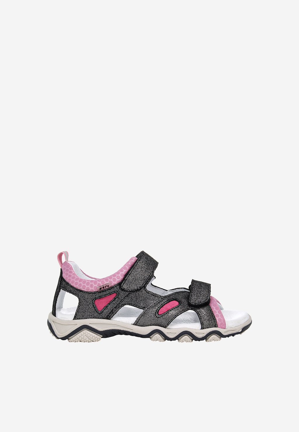 Schwarz-rosa Sandalen mit Glitzer für Mädchen BARTEK 16697-05 Ansicht 1