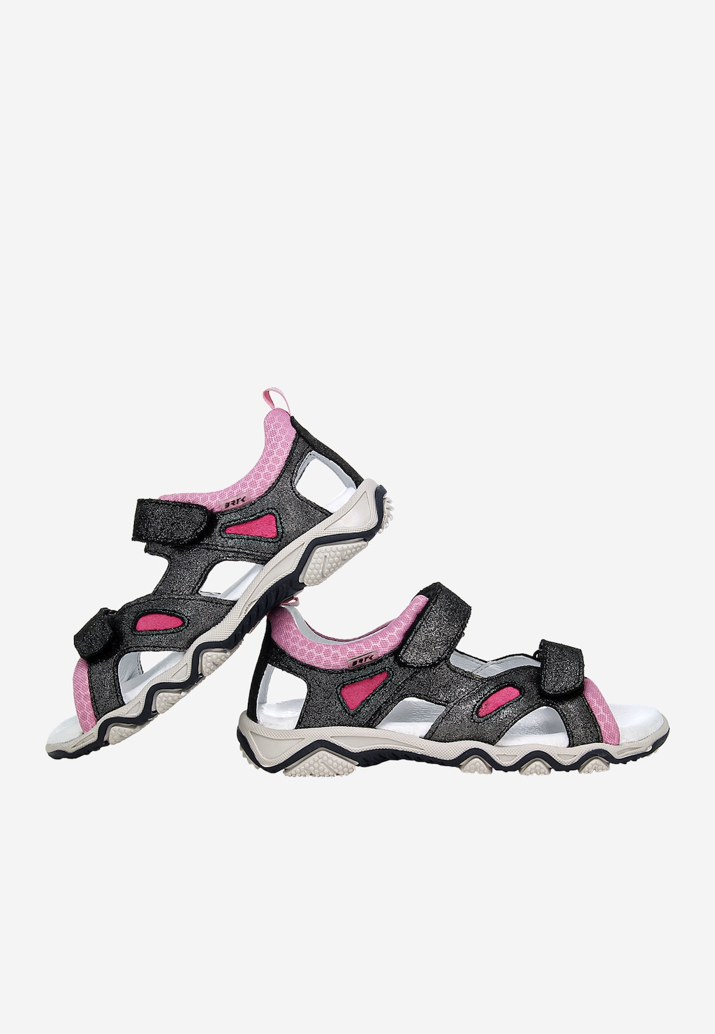 Schwarz-rosa Sandalen mit Glitzer für Mädchen BARTEK 16697-05 Ansicht 7