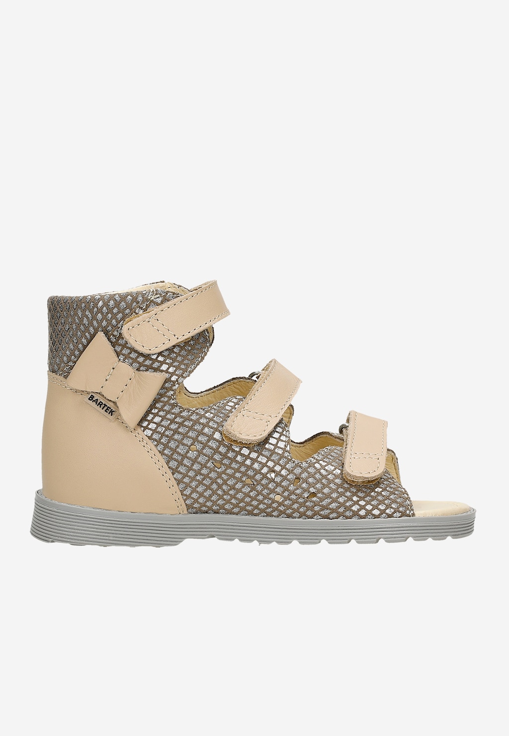 Beige-braune orthopädische Sandalen für Mädchen BARTEK 81803-025 Ansicht 2