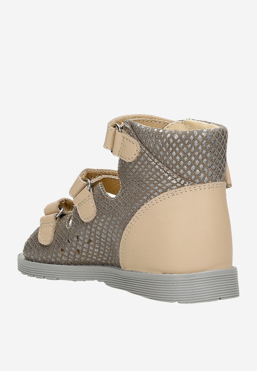 Beige-braune orthopädische Sandalen für Mädchen BARTEK 81803-025 Ansicht 4