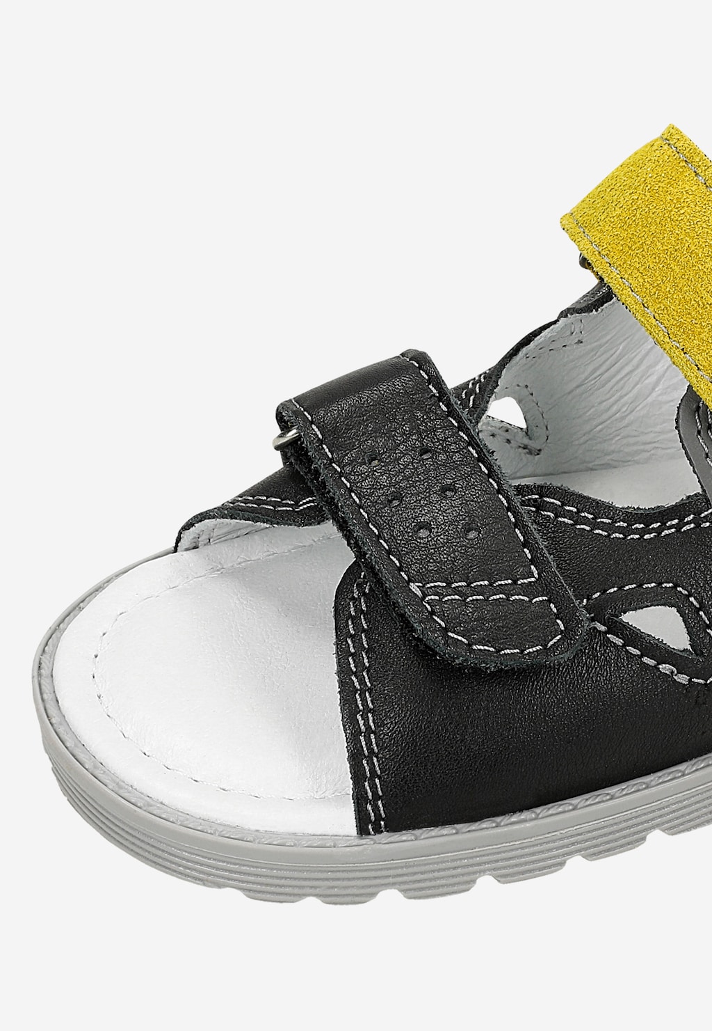 Grau-gelbe geschlossene Sandalen für Jungen BARTEK 81804-027 Ansicht 8