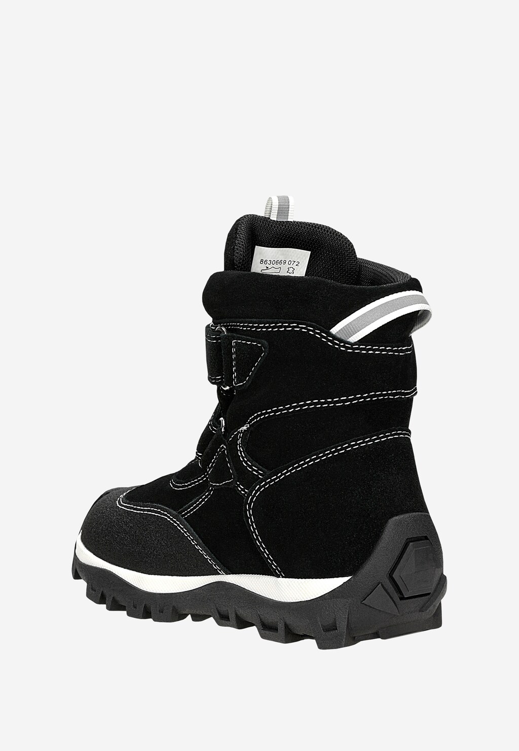 Gefütterte Boots BARTEK 86306-69, schwarz-weiß Ansicht 4