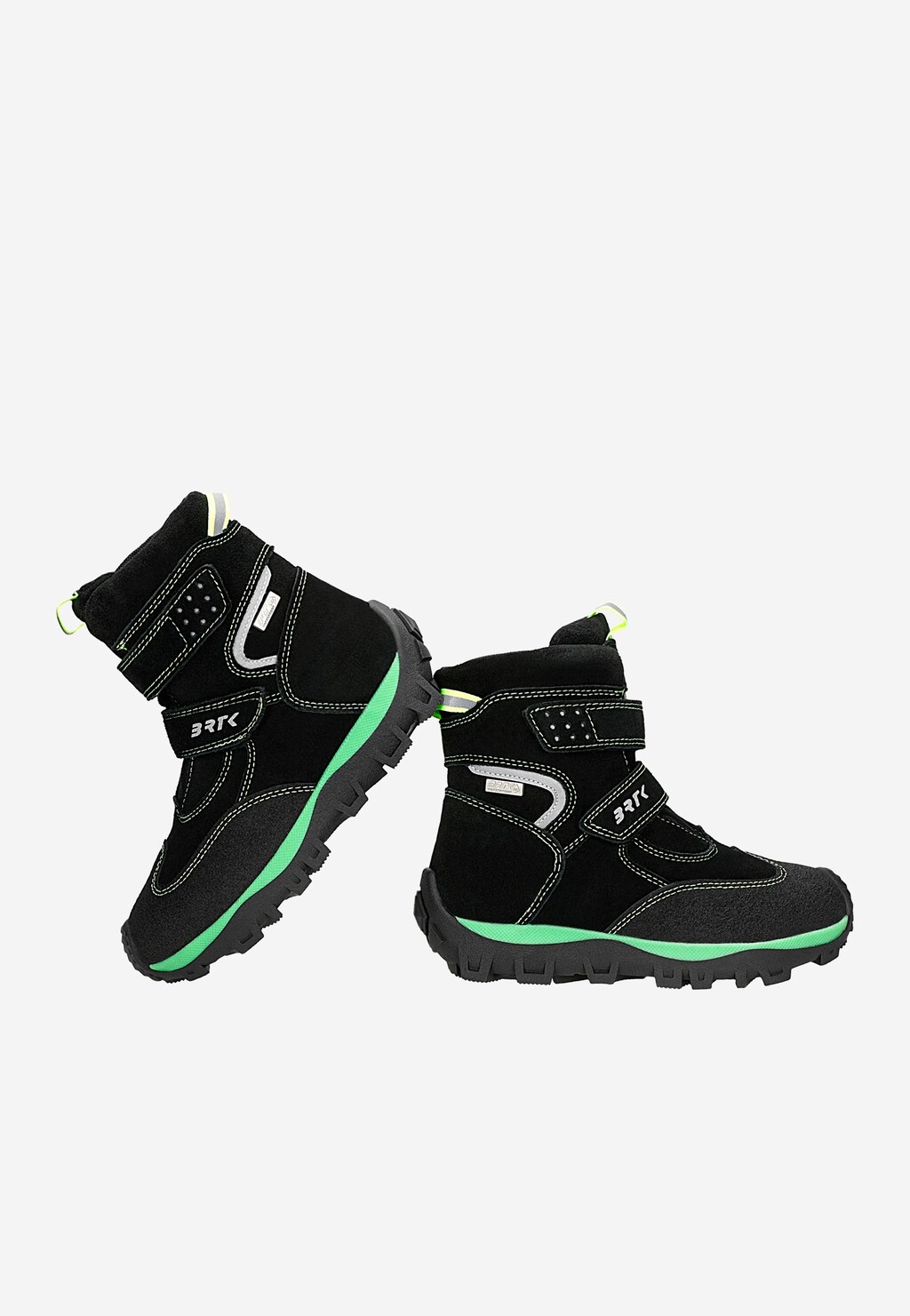 Gefütterte Stiefeletten BARTEK 88007-67, schwarz + grün Ansicht 7