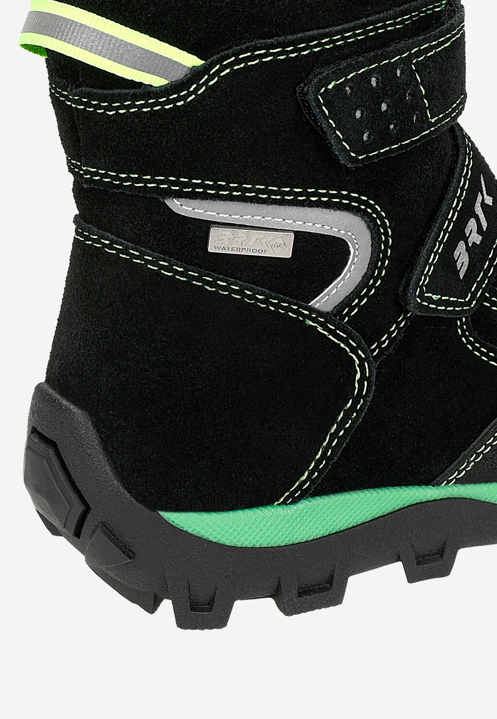 Gefütterte Stiefeletten BARTEK 88007-67, schwarz + grün Ansicht 8