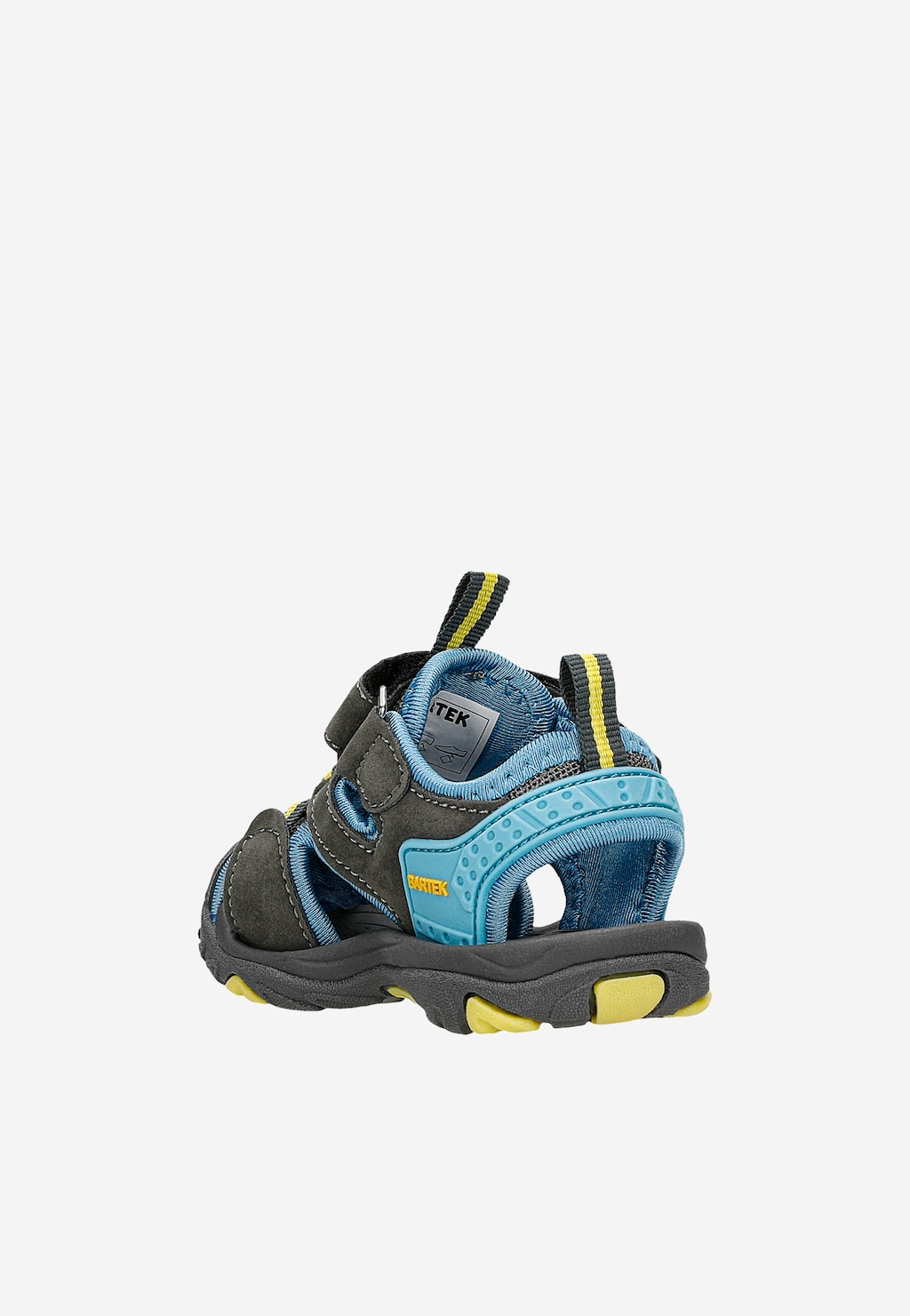 BARTEK Sandalen 11042505 in Grau-Blau mit gelben Akzenten Ansicht 4