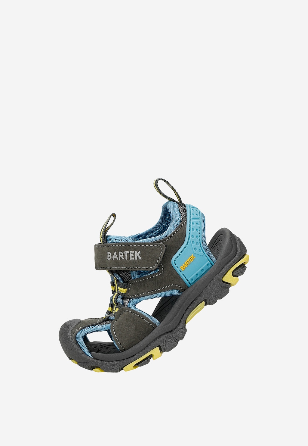 BARTEK Sandalen 11042505 in Grau-Blau mit gelben Akzenten Ansicht 8