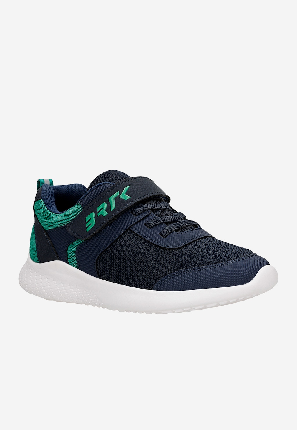Tmavě modré dětské sneakers se zelenými vsadkami BARTEK 87003-17 Widok 3