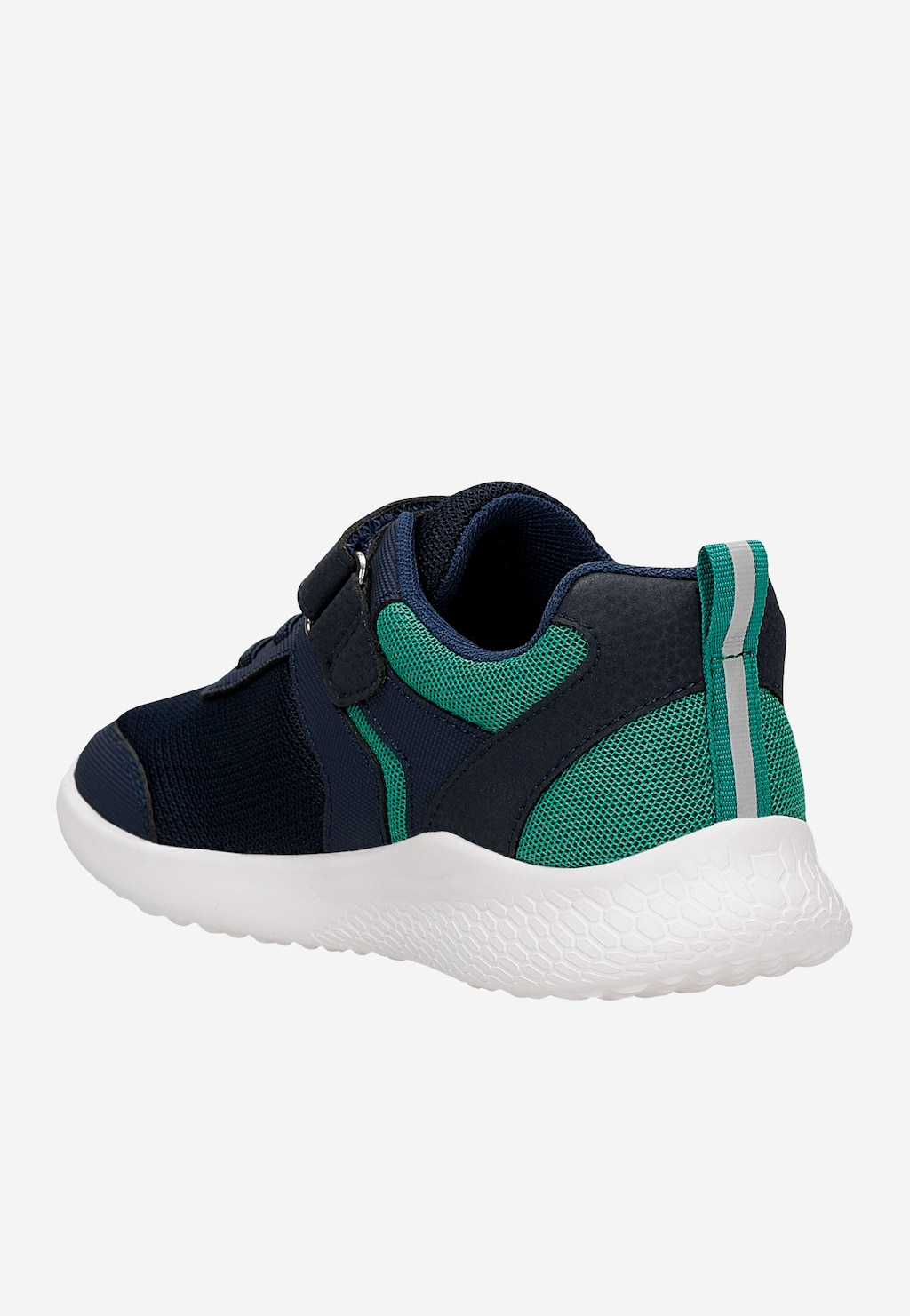Tmavě modré dětské sneakers se zelenými vsadkami BARTEK 87003-17 Widok 4