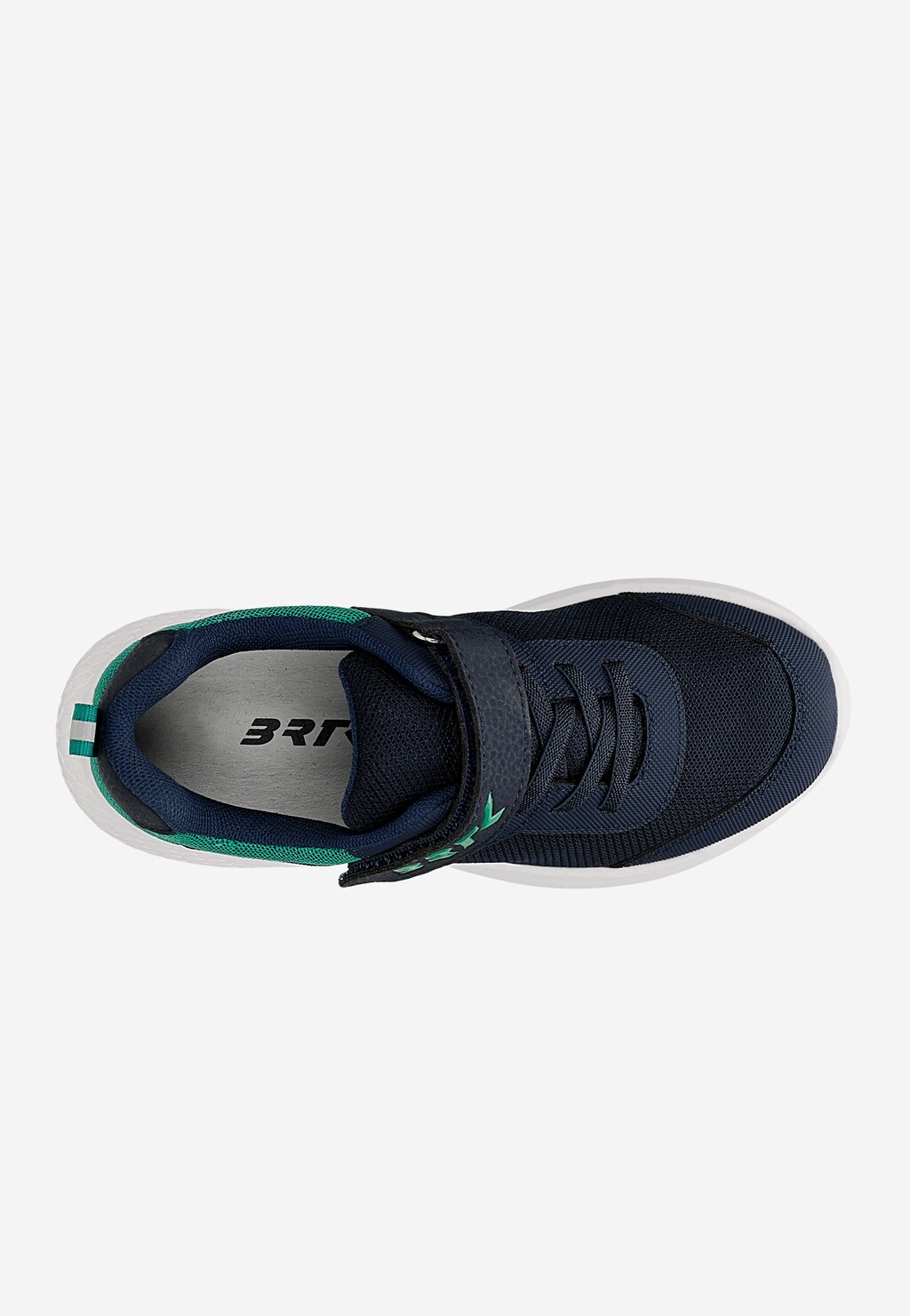 Tmavě modré dětské sneakers se zelenými vsadkami BARTEK 87003-17 Widok 5