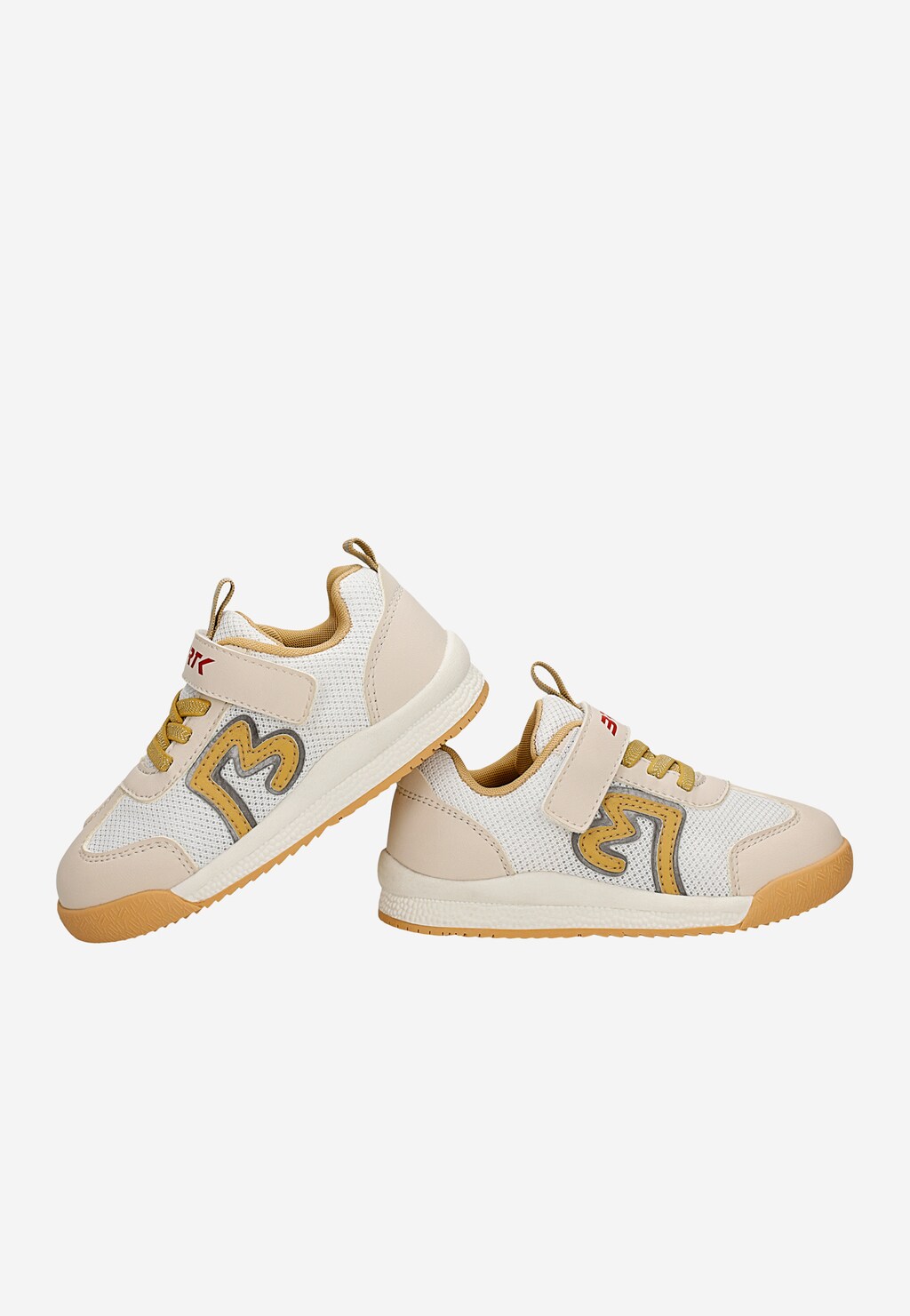 Bílo-béžové dětské sneakers BARTEK 87012-14 Widok 5