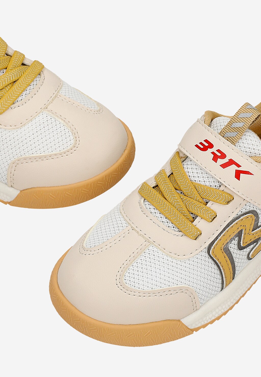 Bílo-béžové dětské sneakers BARTEK 87012-14 Widok 8