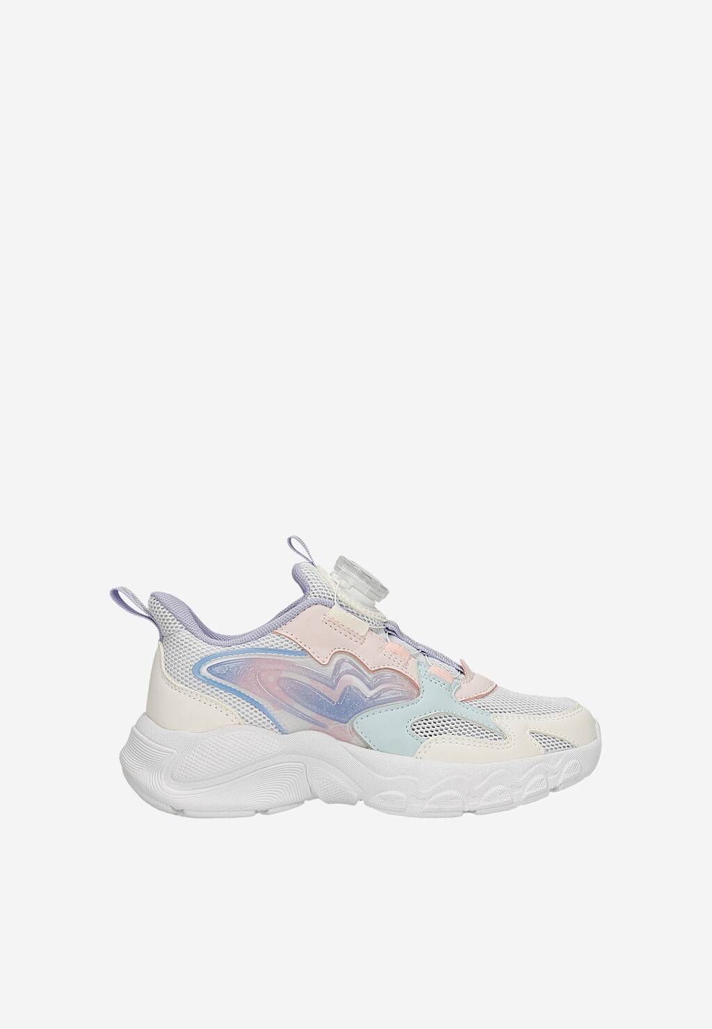 Pastelové dívčí sneakers se zapínáním na otočné kolečko BARTEK 87018-17 Widok 1
