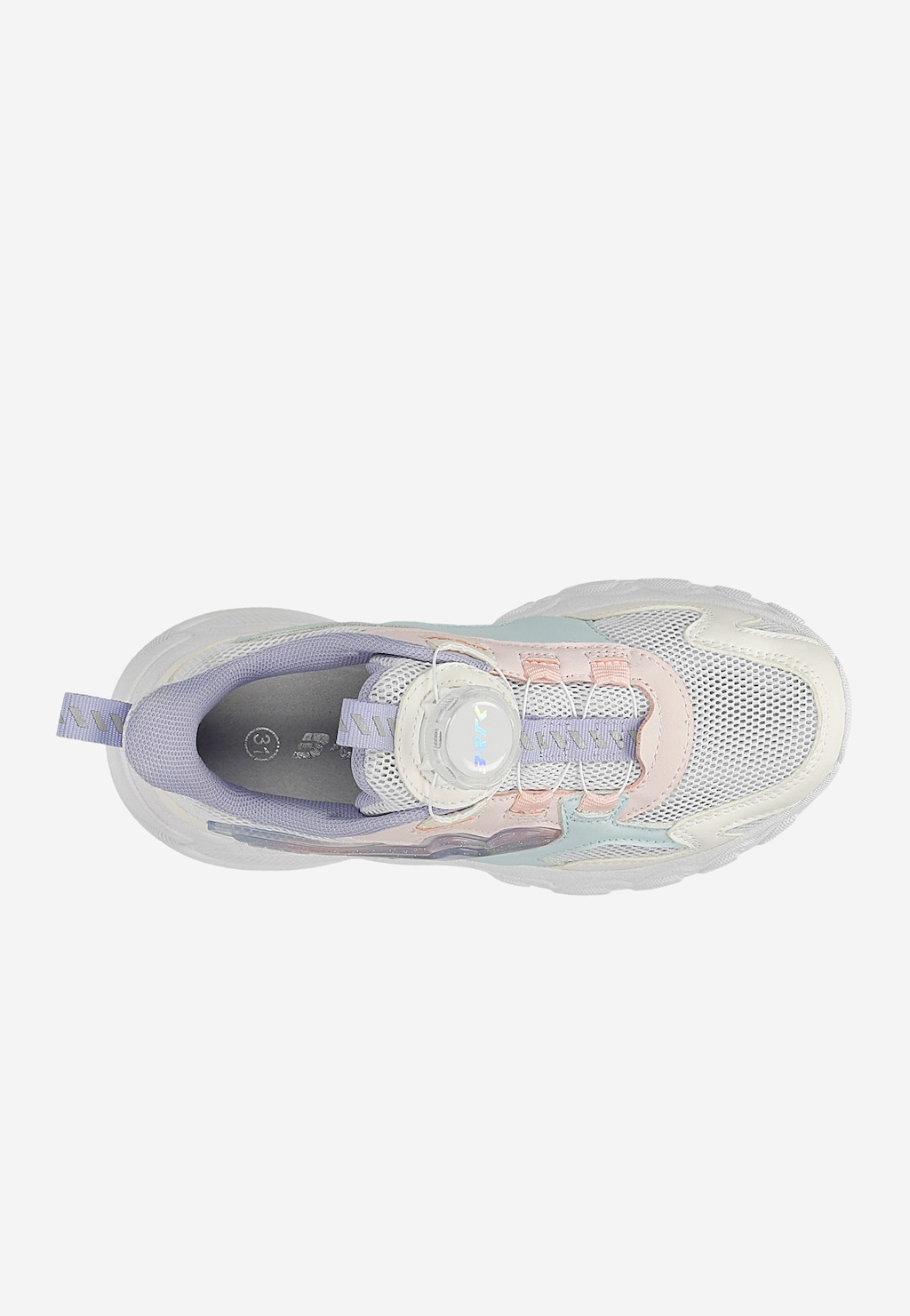 Pastelové dívčí sneakers se zapínáním na otočné kolečko BARTEK 87018-17 Widok 5