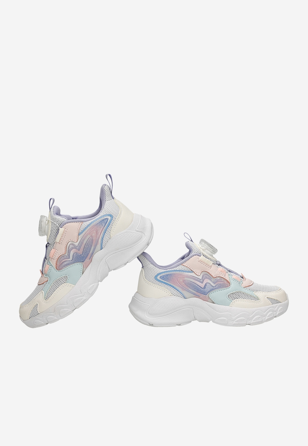 Pastelové dívčí sneakers se zapínáním na otočné kolečko BARTEK 87018-17 Widok 7