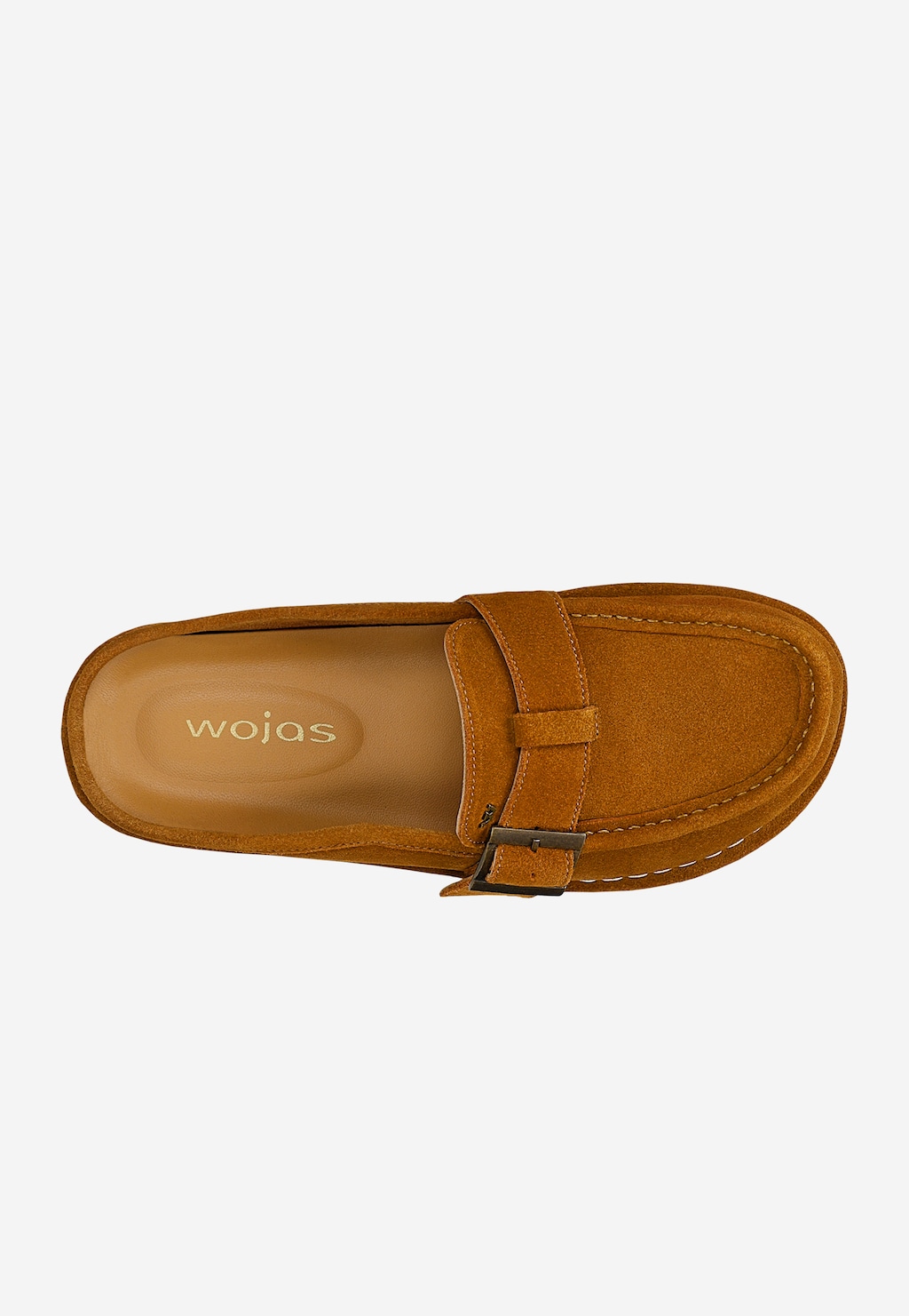 Pantofle typu loafer ze semišové štípenky 74162-63 Widok 5