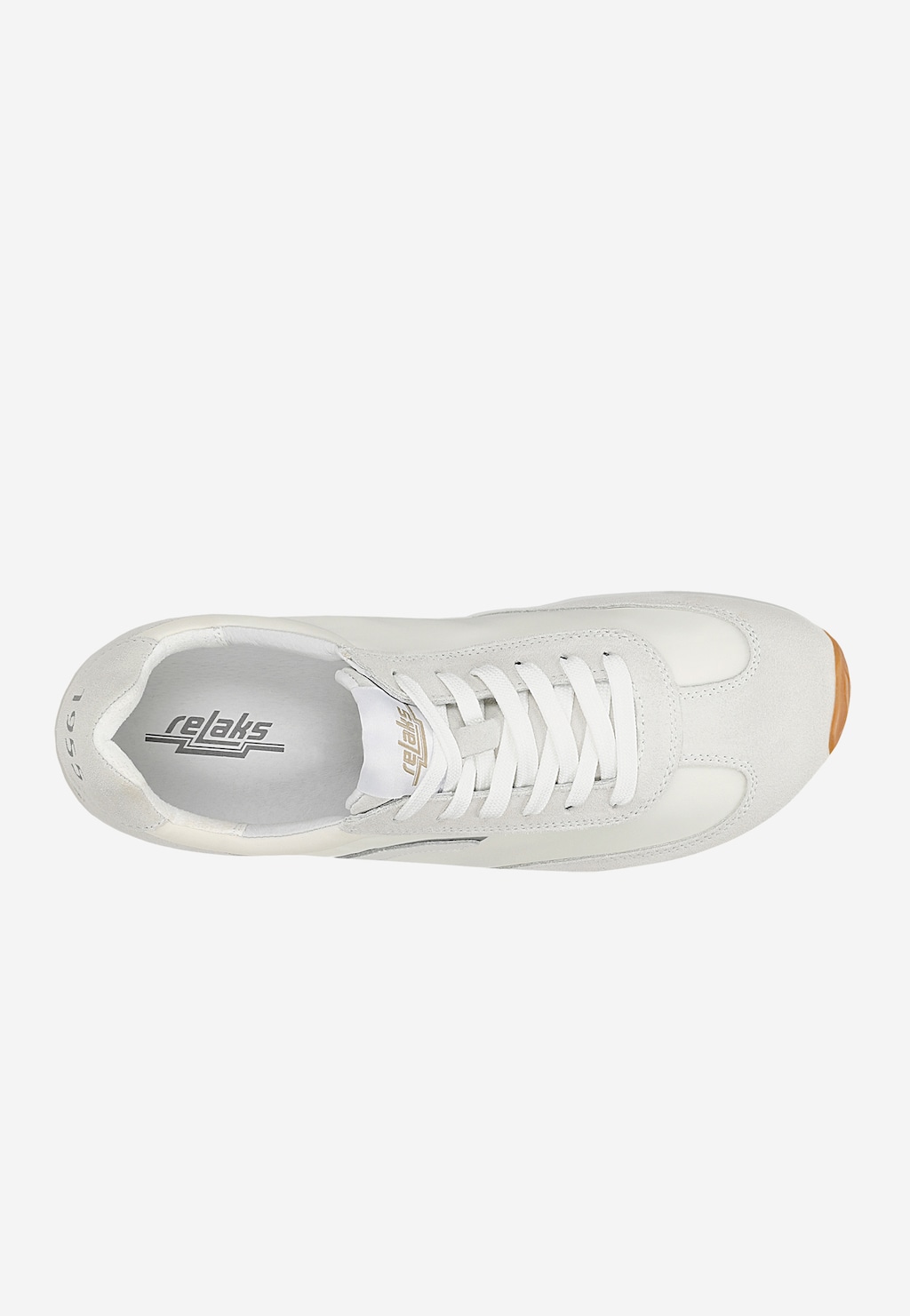 Bílé unisex barefoot sneakers na ploché podrážce RELAKS R34209-89 Widok 5
