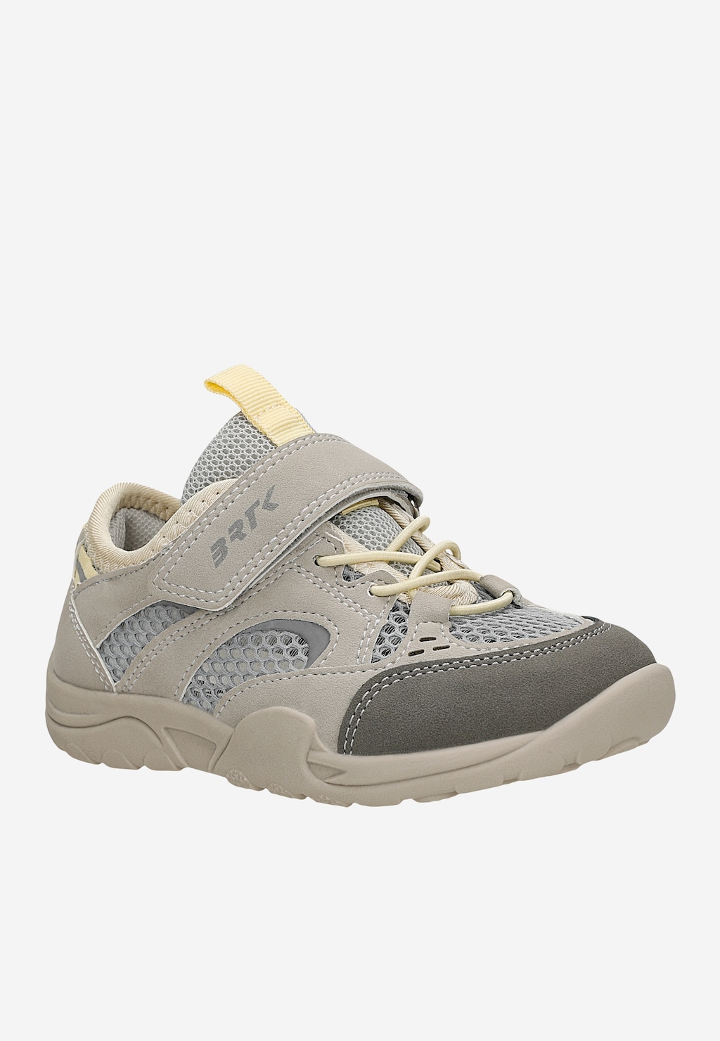 Šedé dětské barefoot polobotky se širokými špičkami BARTEK 87023-10 Widok 3