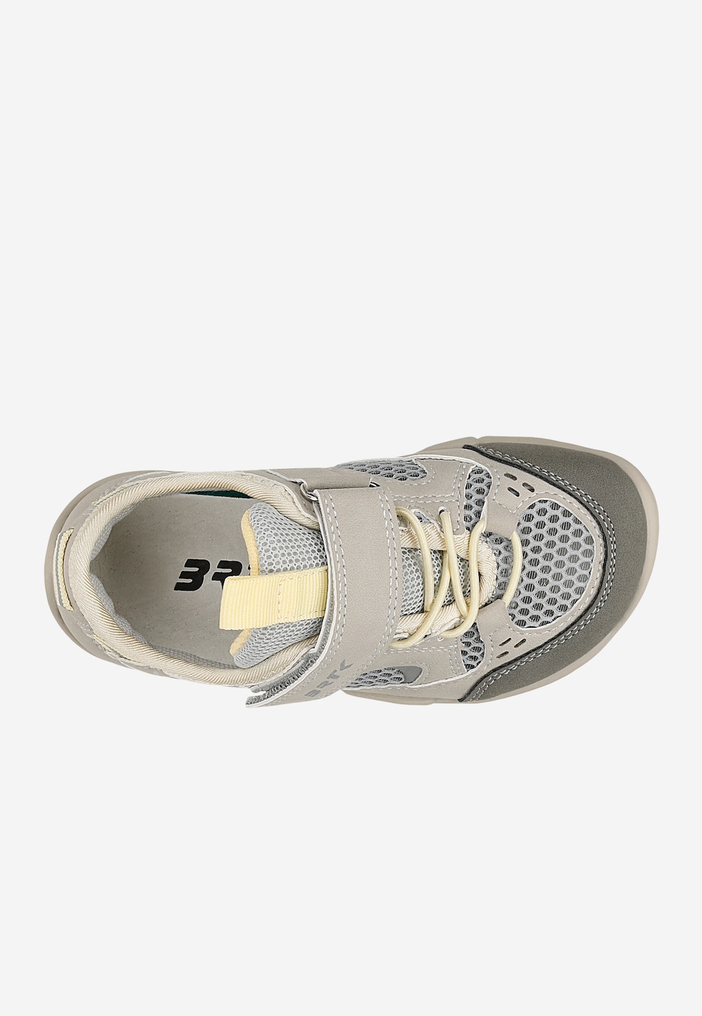 Šedé dětské barefoot polobotky se širokými špičkami BARTEK 87023-10 Widok 5