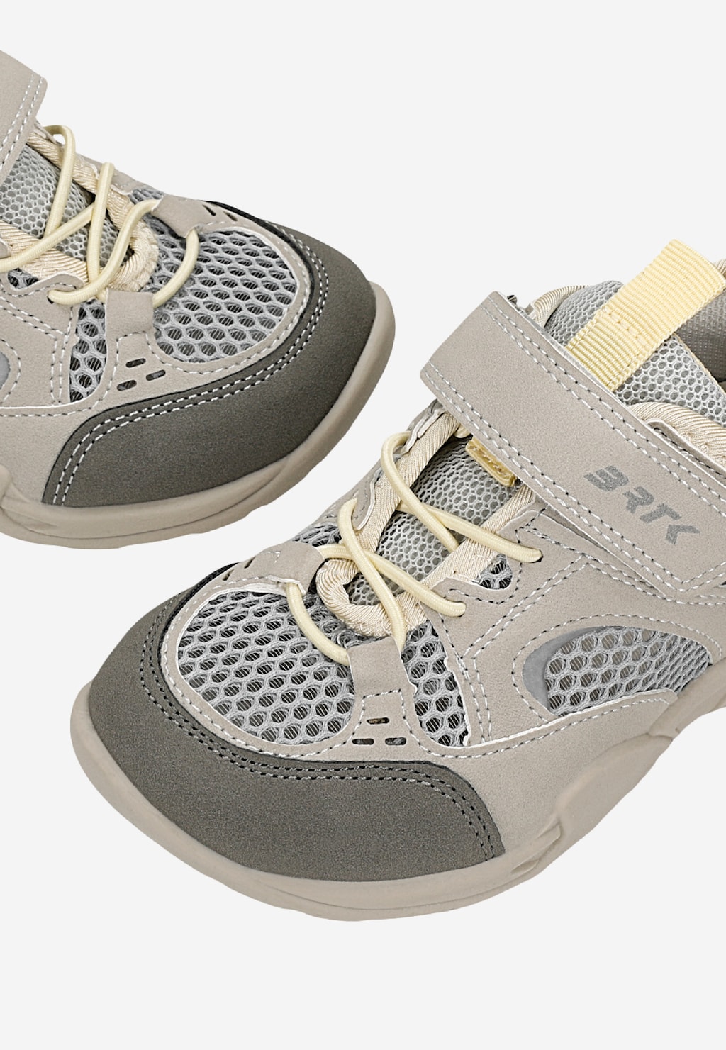 Šedé dětské barefoot polobotky se širokými špičkami BARTEK 87023-10 Widok 9