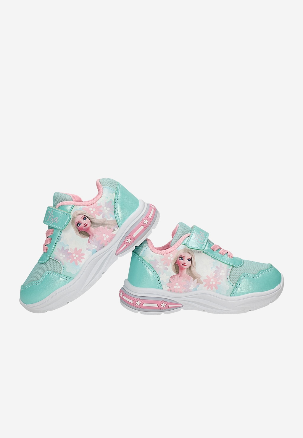 Mätové dievčenské sneakersy s Elsou FROZEN so svietiacou podrážkou BARTEK 87028-17 Widok 7