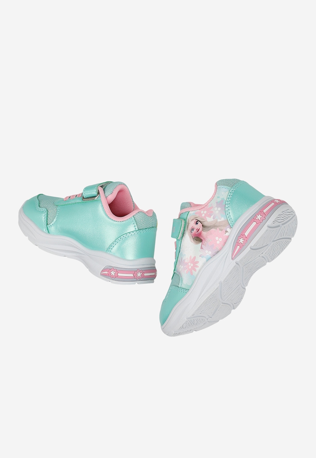 Mätové dievčenské sneakersy s Elsou FROZEN so svietiacou podrážkou BARTEK 87028-17 Widok 9