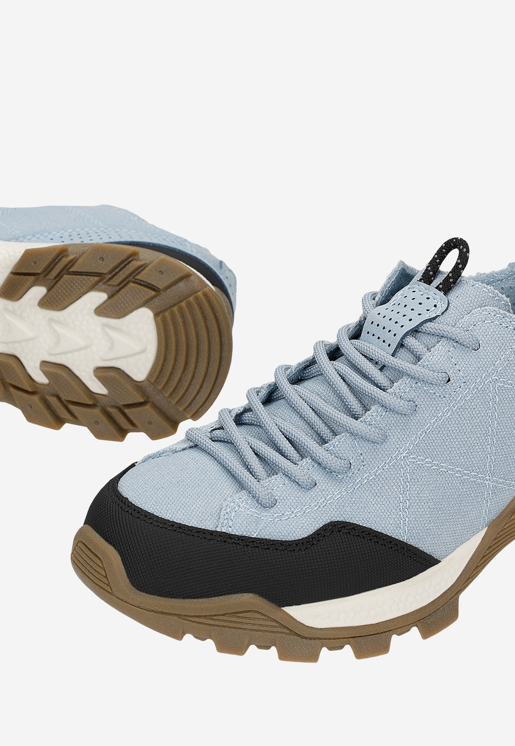 Modré sneakers RELAKS s černými vsadkami R34212-46 Widok 7