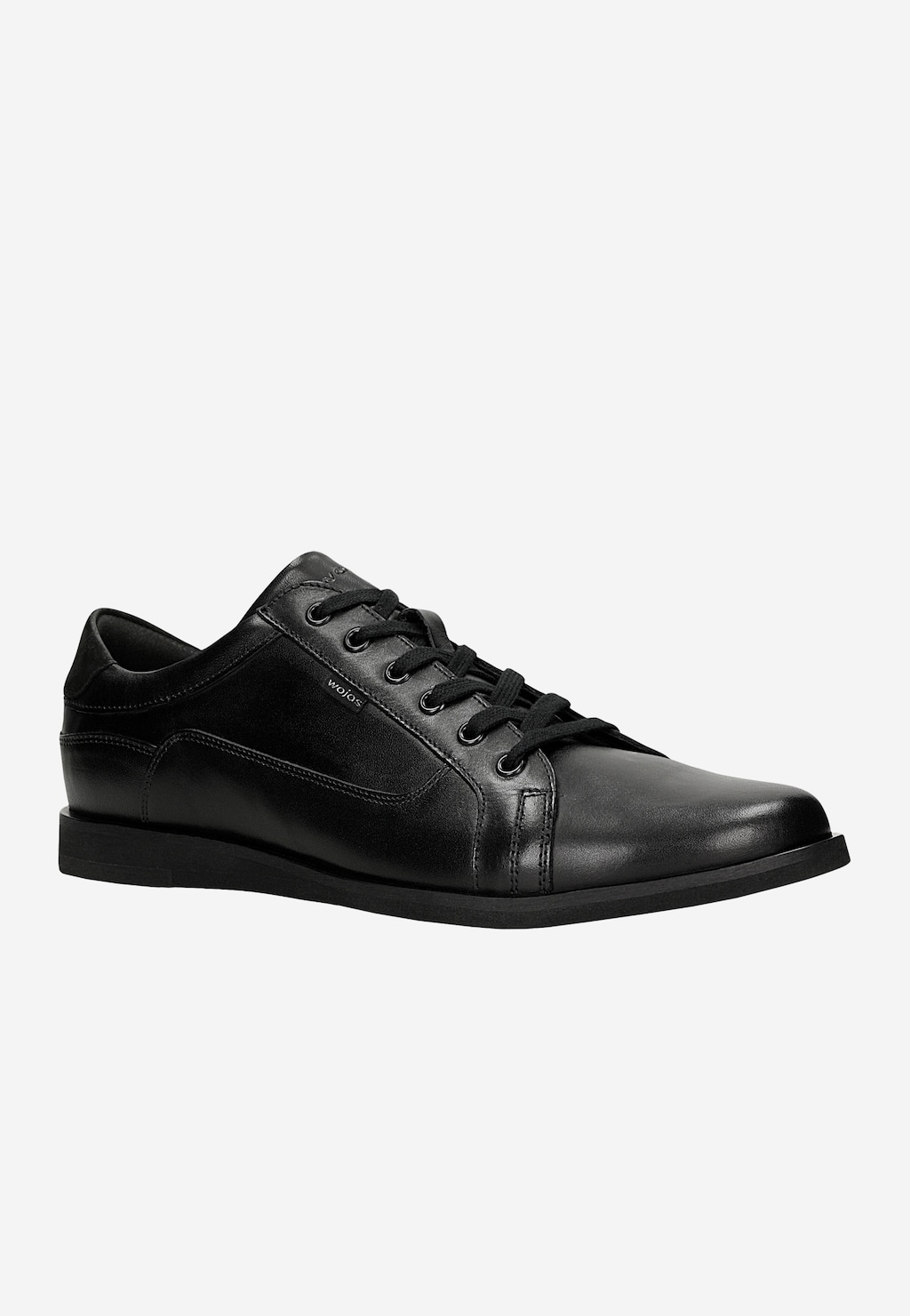 Čierne kožené sneakersy pre mužov 10330-71 Widok 2
