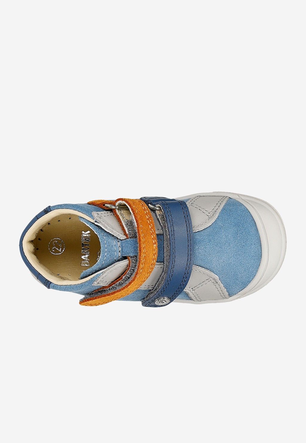 Kotníkové boty BARTEK 11596009, modro-šedo-oranžové Widok 5