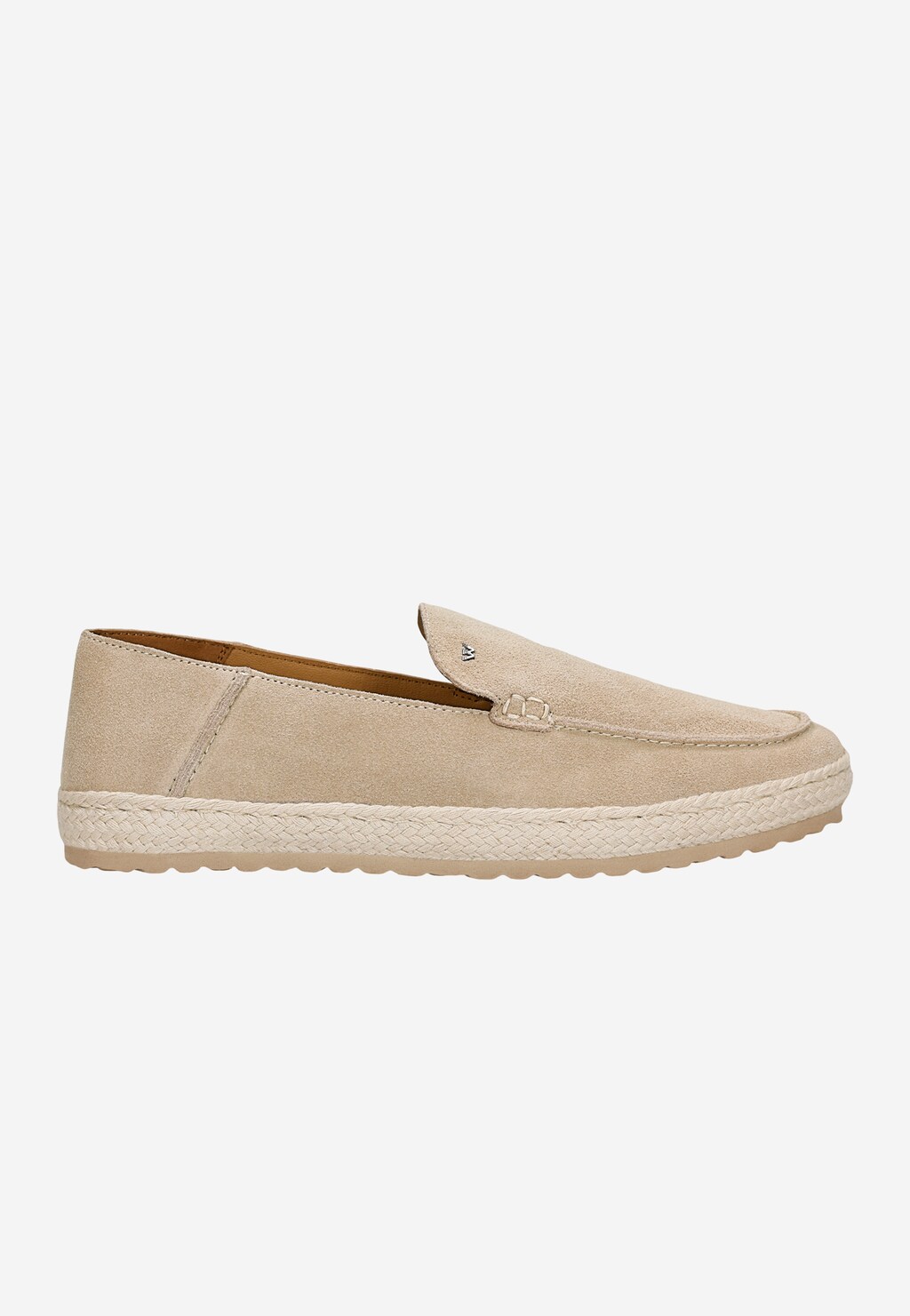 Beżowe espadryle męskie z dwoiny 10313-64 Widok 2