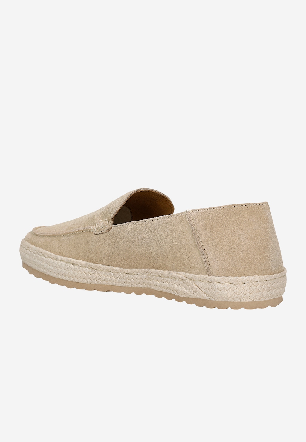 Beżowe espadryle męskie z dwoiny 10313-64 Widok 4